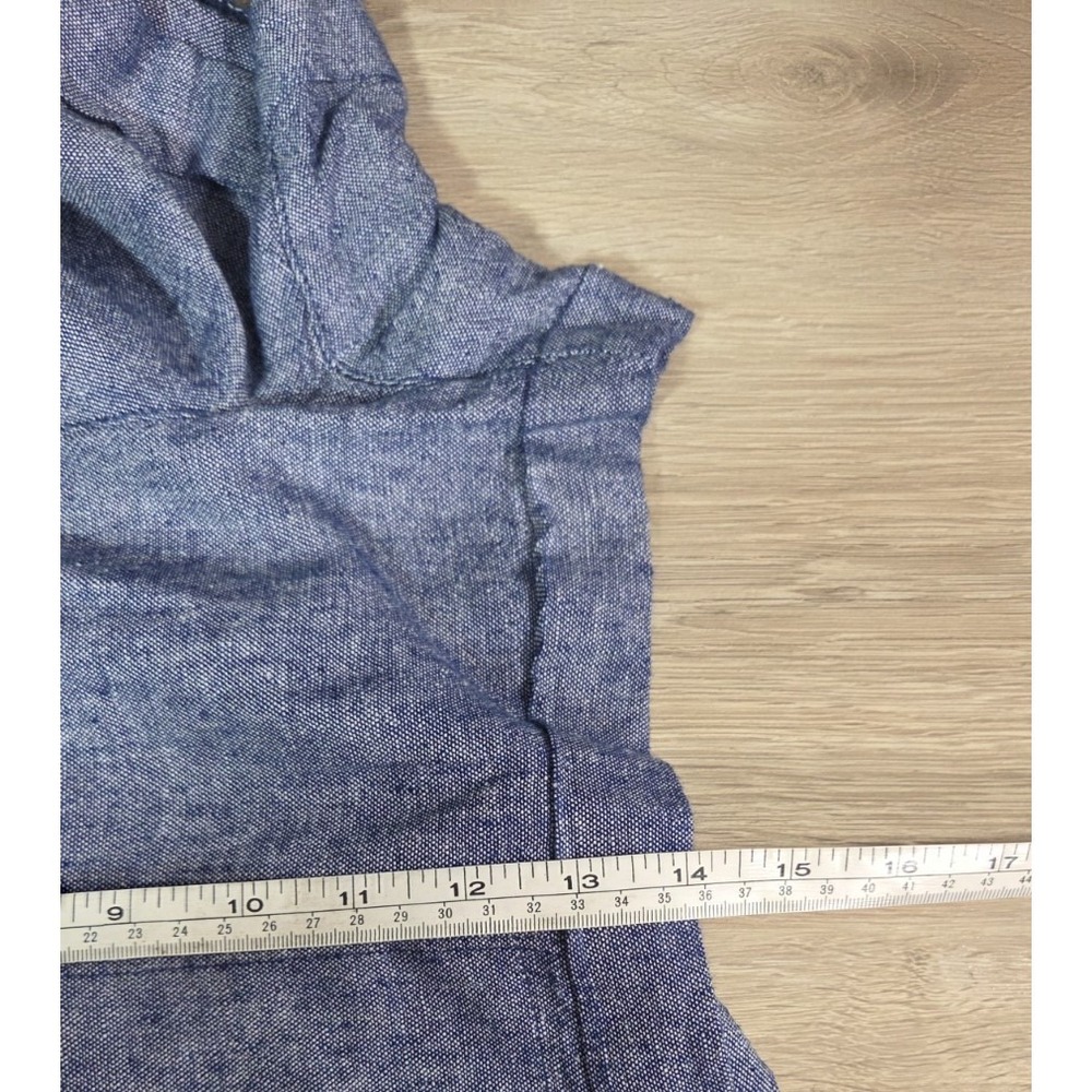 Old Navy Shorts Linen Blend High-Rise Hidden Drawstring Womens Large - Picture 8 of 8